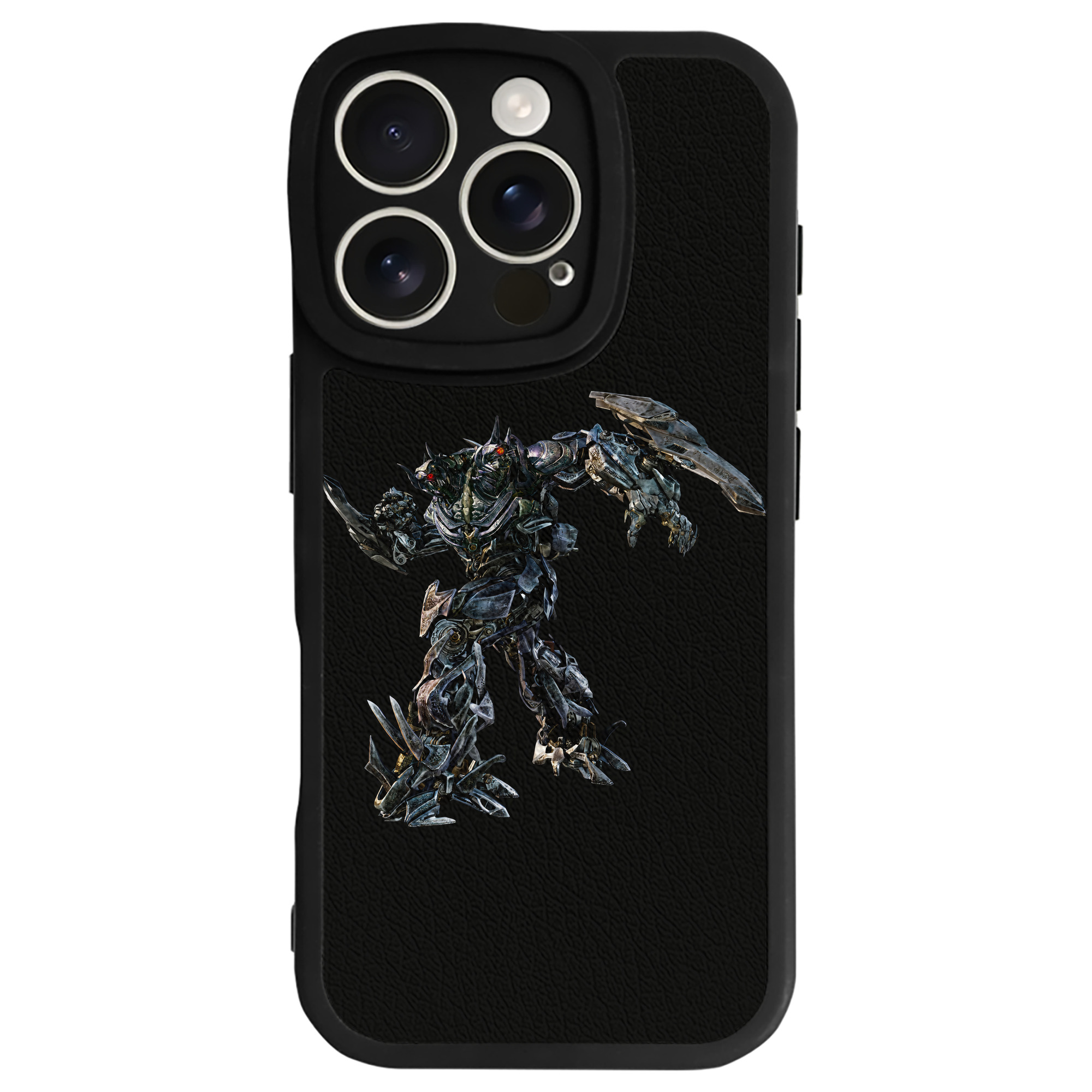 （画像用） Transformers トランスフォーマー 【iPhone 16シリーズ対応】シリコンスマホケース（レザー調） 材質：シリコン